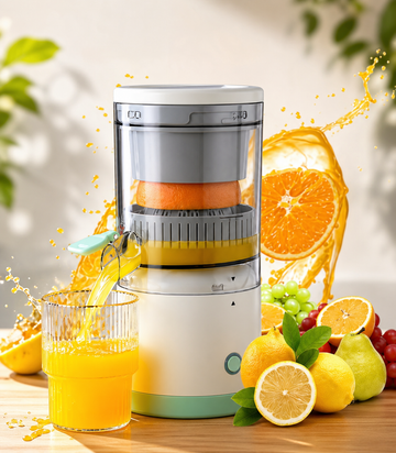 Wireless Rechargeable Citrus Juicer with USB Charging – Versatile Fruit Squeezer 450 W Juicer (Wireless Rechargeable Citrus Juicer with USB Charging