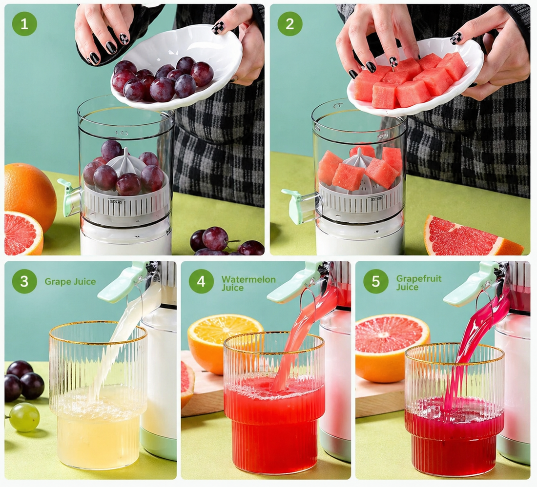 Wireless Rechargeable Citrus Juicer with USB Charging – Versatile Fruit Squeezer 450 W Juicer (Wireless Rechargeable Citrus Juicer with USB Charging