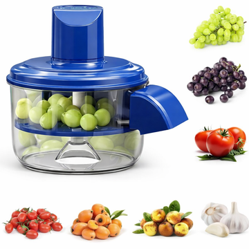 Electric Automatic Fruit & Vegetable Peeler - Rechargeable  High-Power Peeler for Potatoes, Garlic, Grapes, Tomatoes for Home, Shop & Restaurant Use