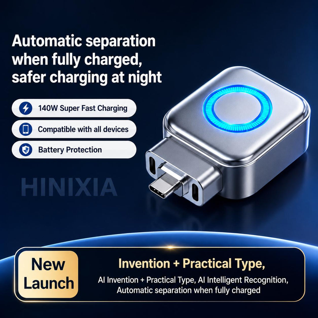 Automatic Power Cut Adapter Charger for Smartphones 🔋
